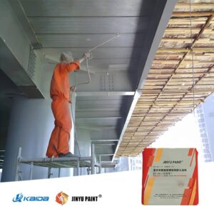 GT NSF FP JY SG Vernice ignifuga per interni della struttura in acciaio non intumescente