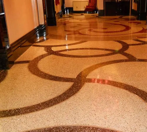 Эпоксидный цветной песчаный пол-1