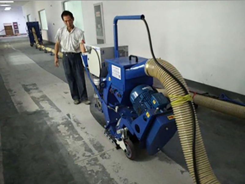 Бетонная поверхность - подготовка к дробеструйной обработке