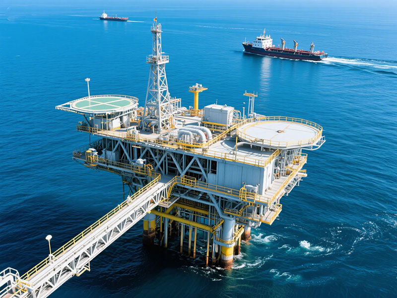 Zinc Primer Protecting Offshore Platform