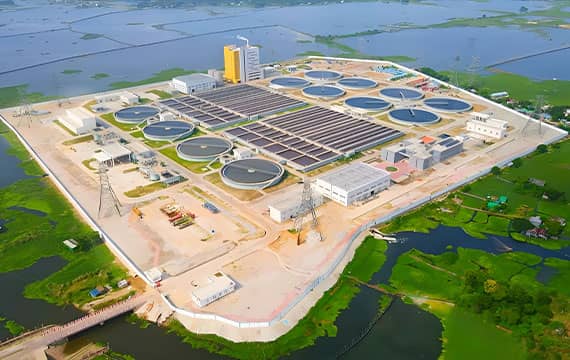 Impianto di trattamento delle acque reflue del Bangladesh