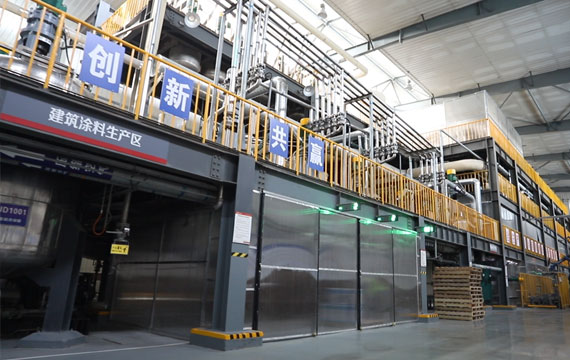 Linea di produzione di vernici ignifughe Vista completa