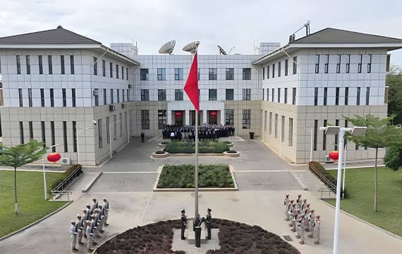 hase 1 Costruzione dell'ambasciata cinese in Sud Sudan