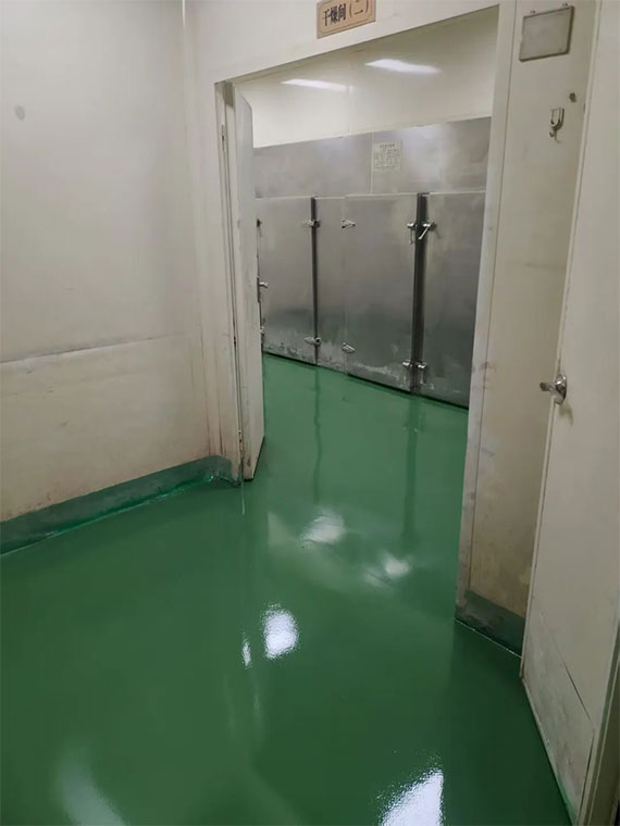 pharma mf polyurethane mortar flooring cleanroom finished after