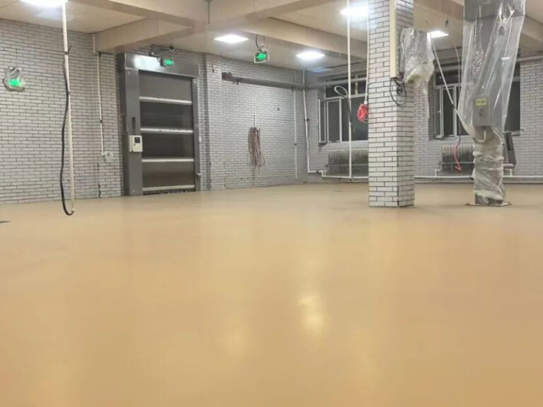 JINYU MF urethane mortar floor for meat food processing plant
