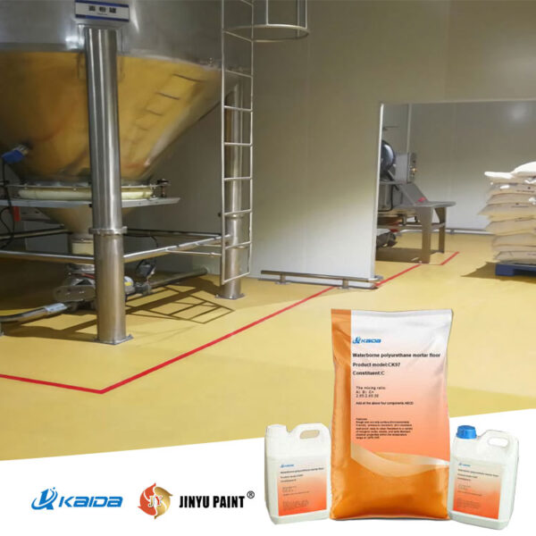JINYU® SL Self Leveling Urethane Floor Coating Semi Gloss Finish