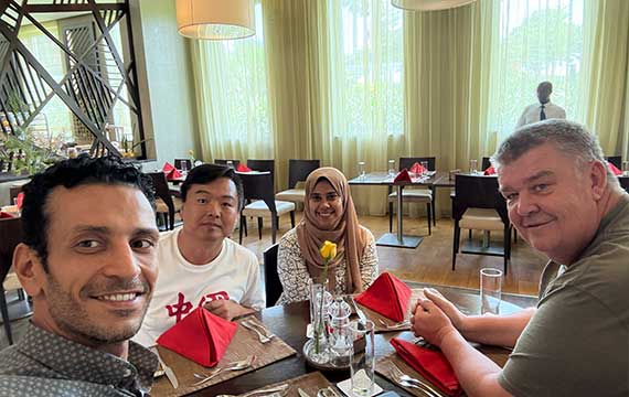 KAIDA contractor and client meeting for the Rwanda fish food processing plant flooring project