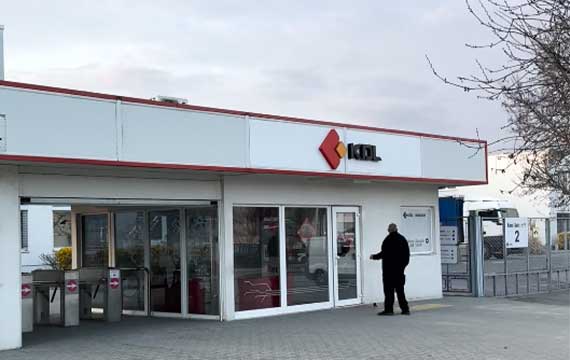 Exterior view of KDL Hungary battery plant for an epoxy and polyurethane flooring renovation project
