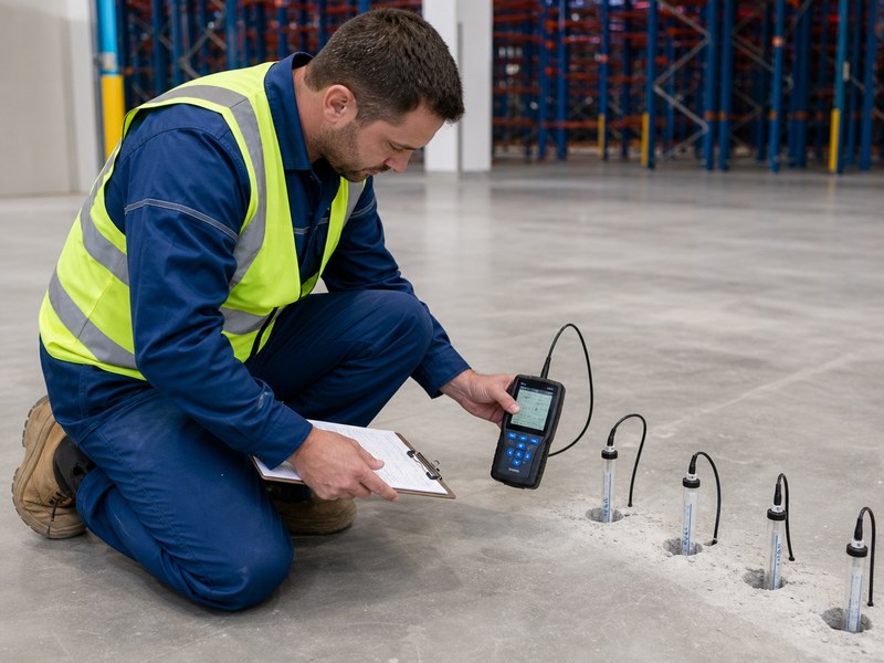 kaida moisture test on site